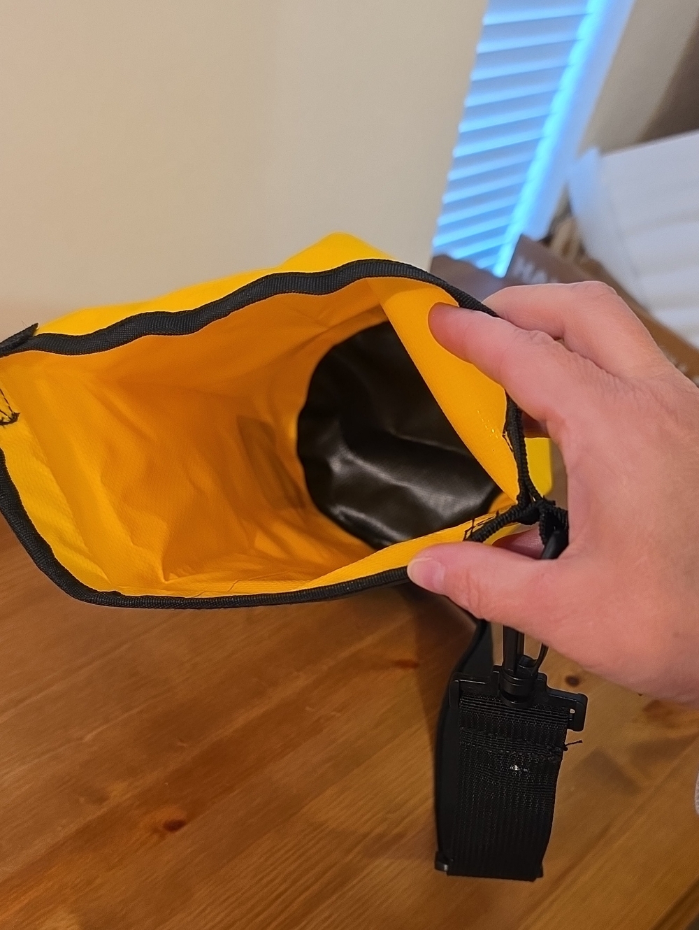 The Friendly Swede Yellow Waterproof Roll-Top Dry Bag - Picture 3 of 6